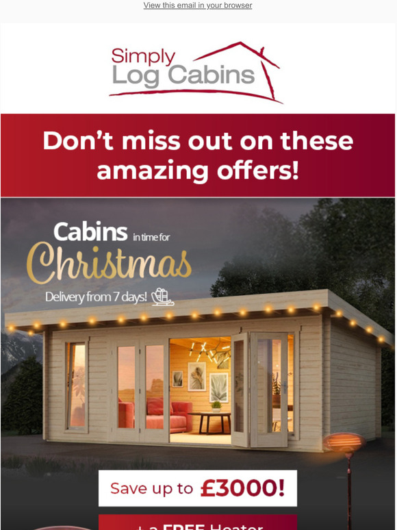 Simply Log Cabins Don't wait around for your dream log cabin! Milled
