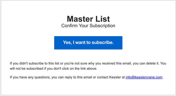 Confirm Your Subscription