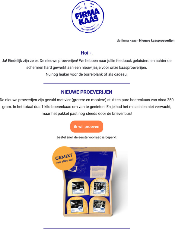 Verzacht het lockdown-leed met onze nieuwe kaasproeverijen 