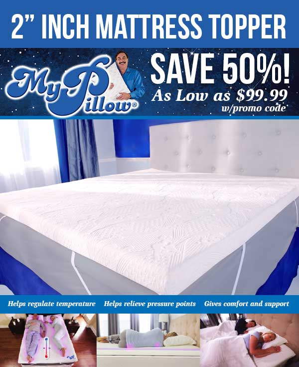 my pillow bed topper promo code