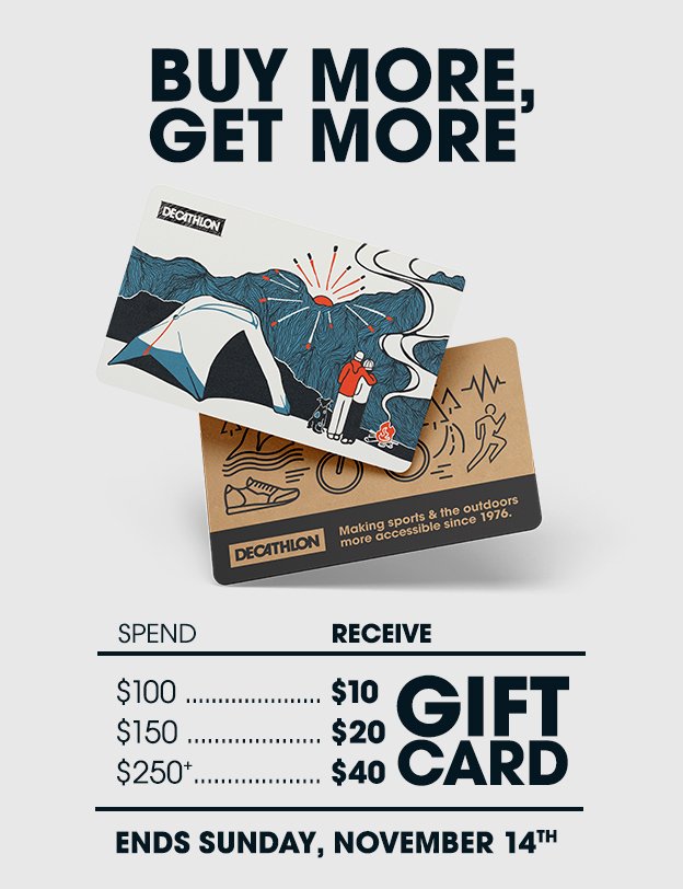 Gift Card Decathlon Corporate - Portugal | Giftcard Store