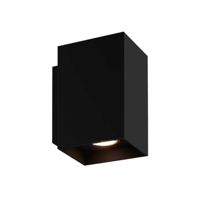 Image of  Zwarte wandlamp Friso, zwart 