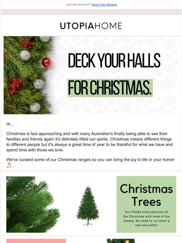 Deck Your Halls for Christmas  Trees, Lights, Wreaths & More!
