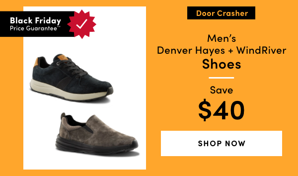 DOOR CRASHER Men's Denver Hayes & WindRiver Shoes Save $40