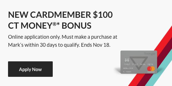 CTC $100 New Cardmember Promo