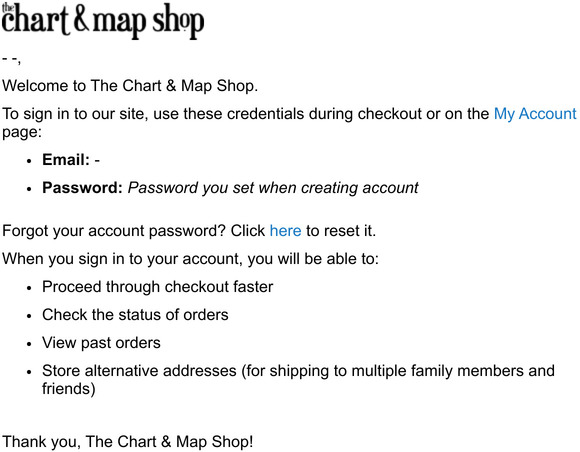 Welcome to The Chart & Map Shop