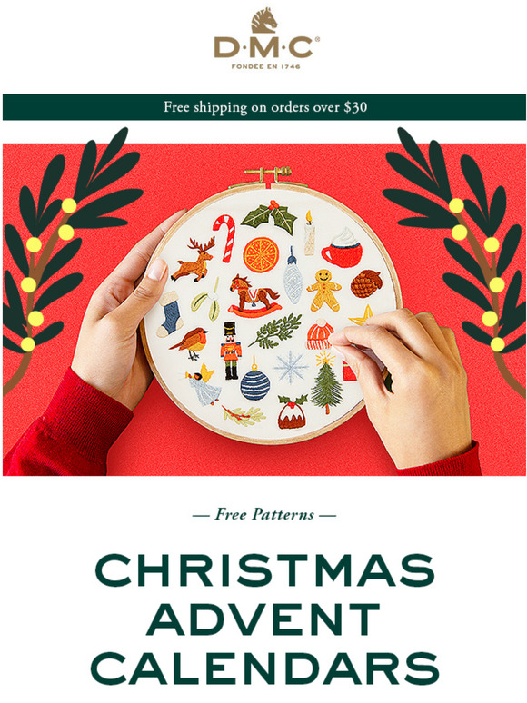 DMC: Free Patterns: Advent Calendars Milled