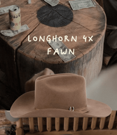 Seager x Coors Banquet Longhorn 4X Hat Stone