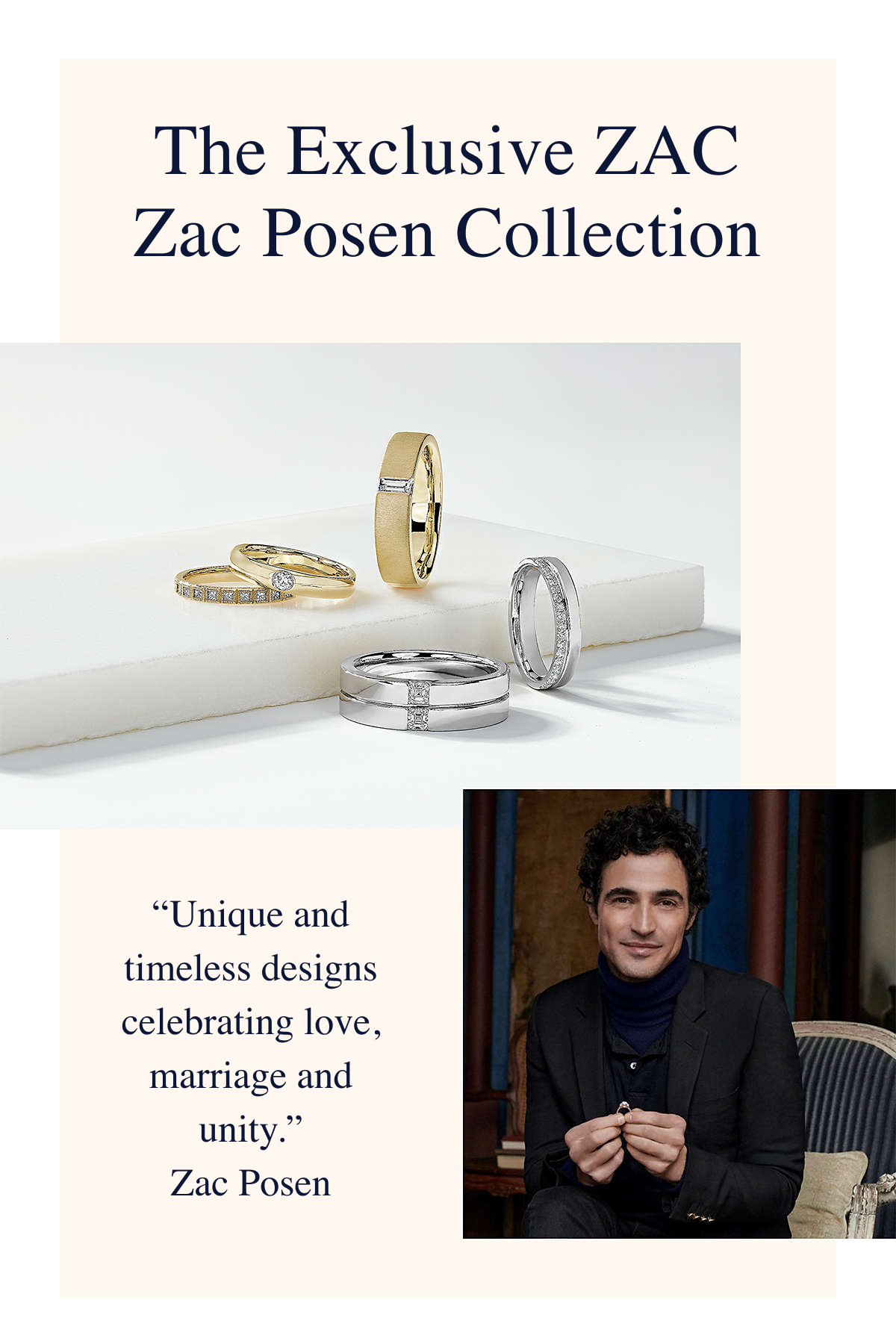 Zac posen hot sale wedding bands