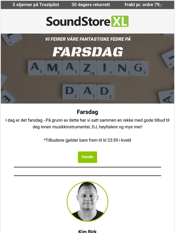 Vi feirer Farsdag 