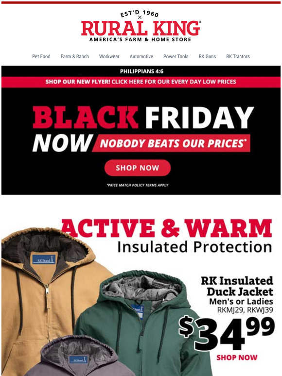 Rural It's Getting Cold Out Layer Up! Milled