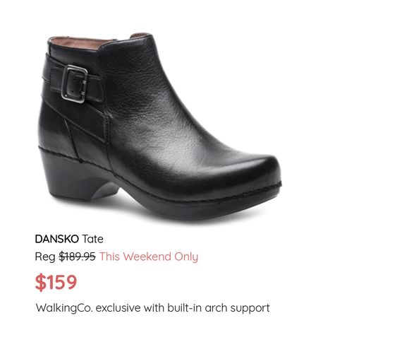 walking company dansko boots