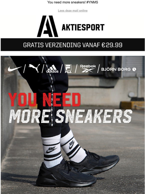 aktiesport.nl nl: De nieuwste zwarte sneakers bij Aktiesport! | Milled