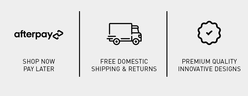 After pay. shop now pay later. free domestic shipping and returns. Premium quality innovative designs