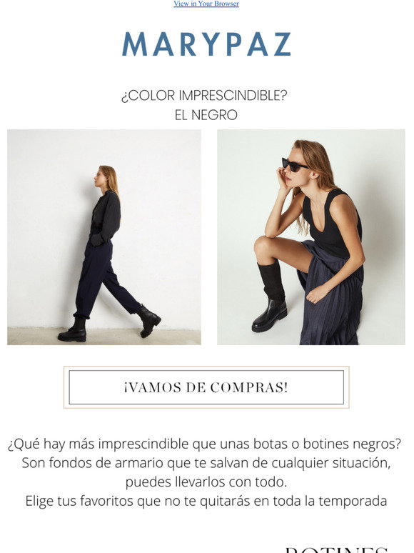 Marypaz ES: Botas y botines NEGROS Imprescindibles! | Milled