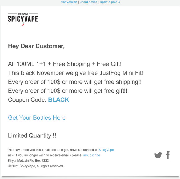 Free Vape Gift!