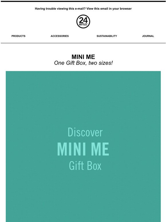 Mini Me: one gift box, two sizes!