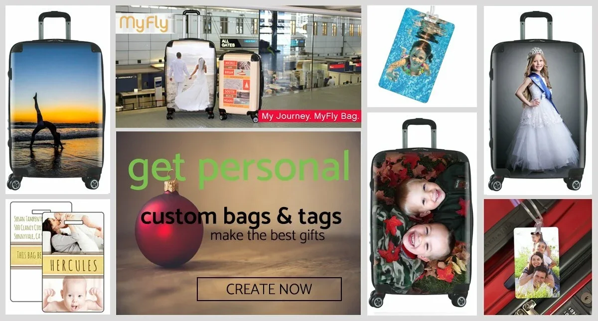 Your favorite photos on luggage and tags!