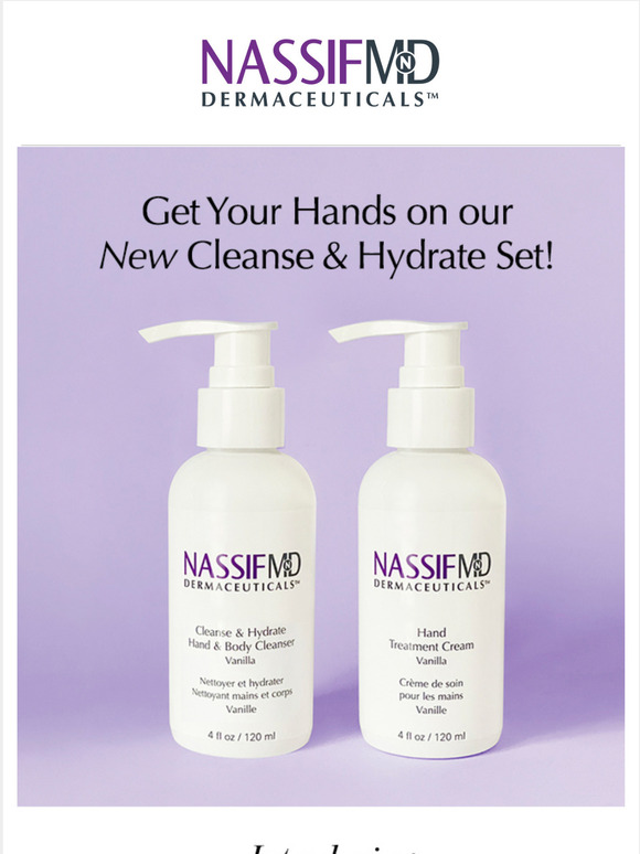 Introducing Cleanse & Hydrate Hand Treatment Set 