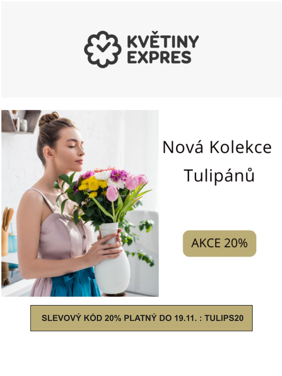 Tulipny akce 20%