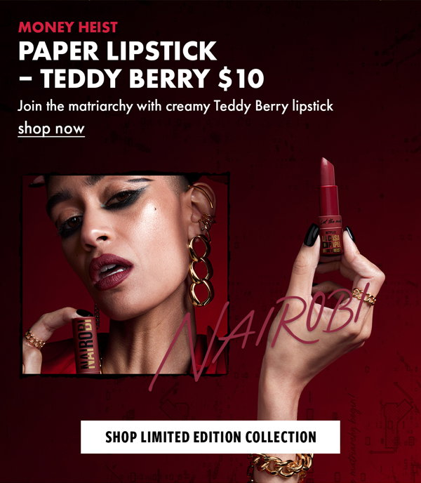 Nyx Professional Makeup Money Heist Paper Lipstick | Rebel Red