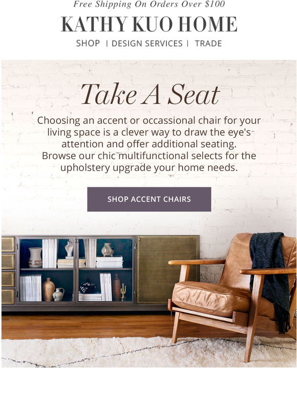 Kathy Kuo Home: Accent Chairs That'll Make Your Space | Milled