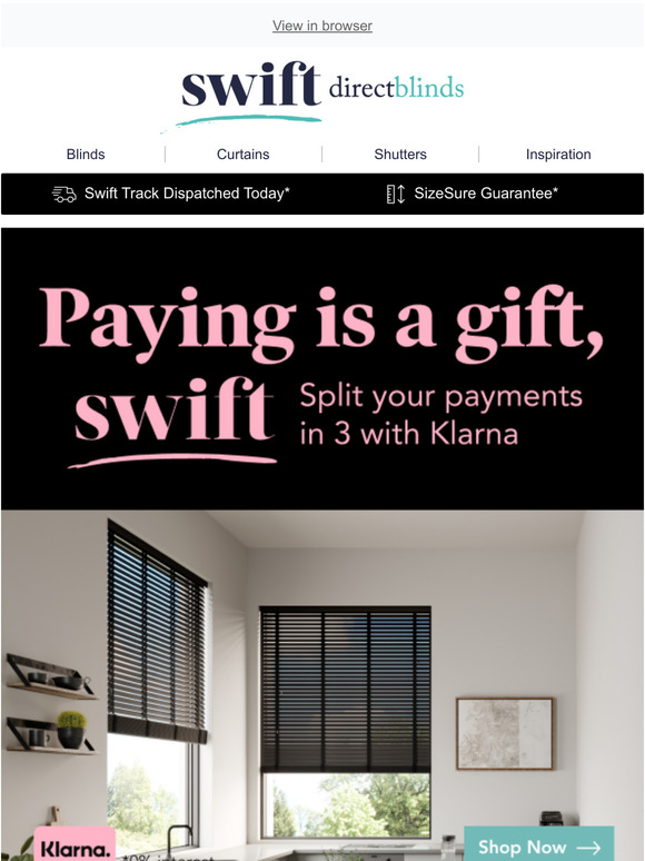Shop Now, Pay Later with Klarna