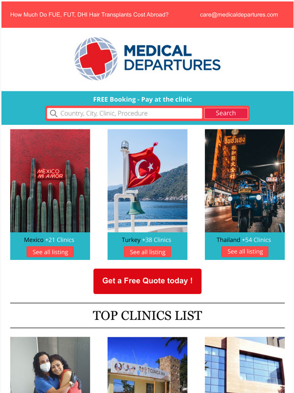 How Much Do FUE, FUT, DHI Hair Transplants Cost Abroad?