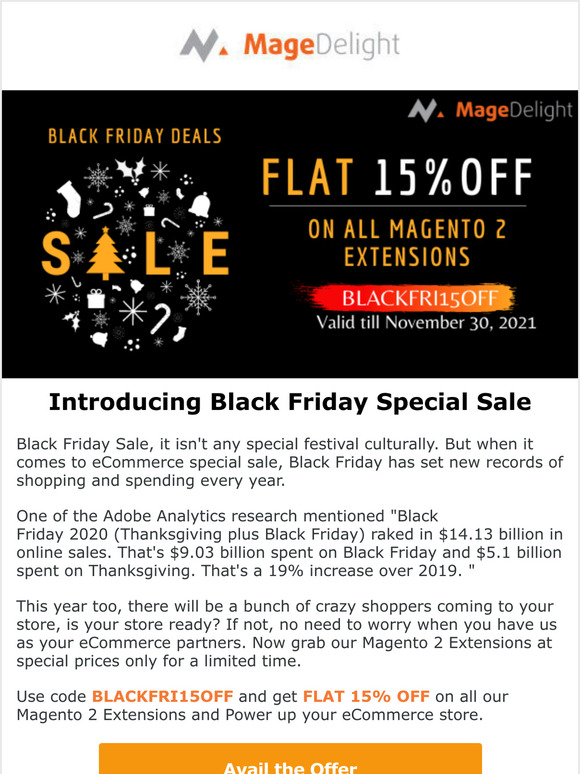 All Set for Upcoming Black Friday Sale? Our Sale is Live! Check it Out.