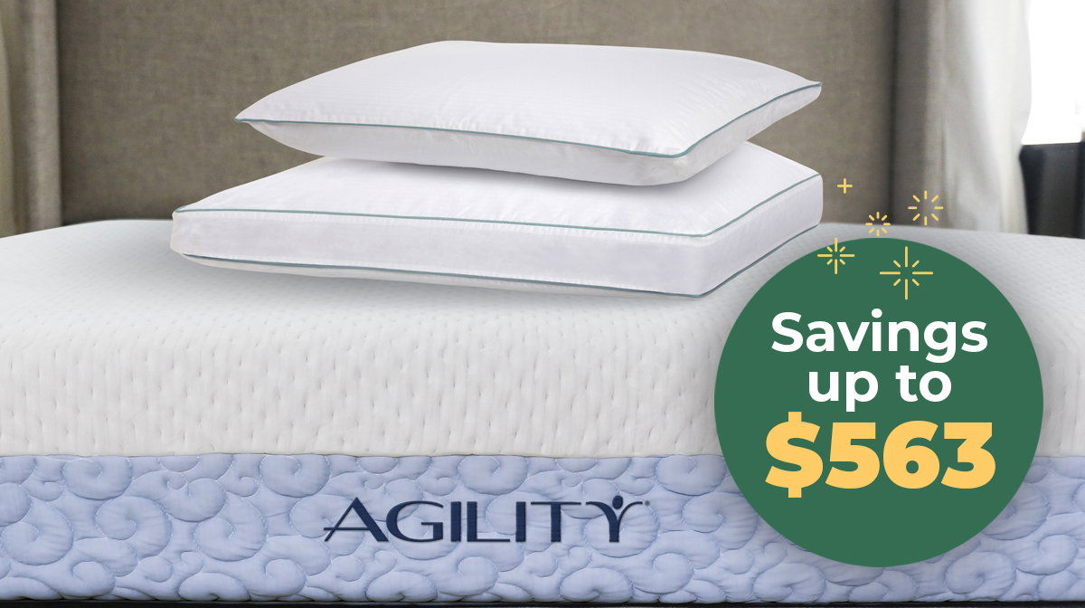Save up to $563 on a mattress and 2 free pillows