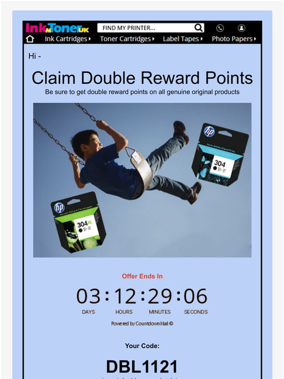 -Claim Double Reward Points, But Be Quick