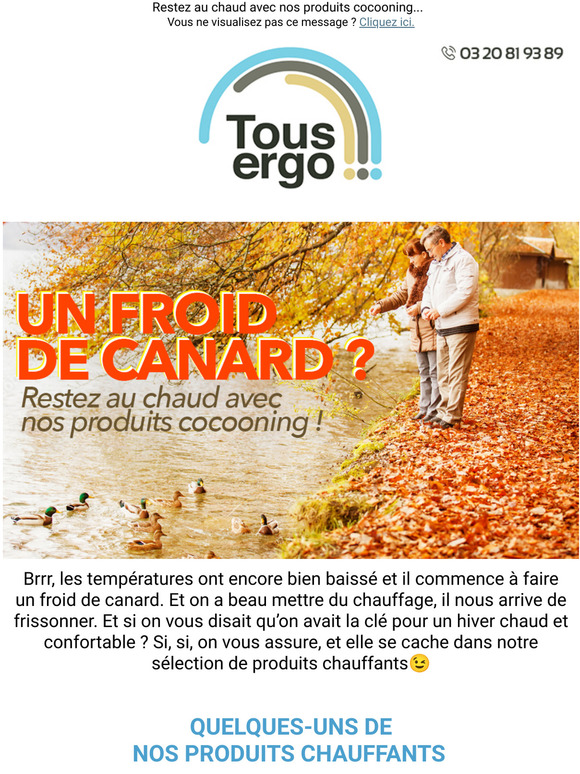 Tous ergo Il fait un froid de canard non ? Milled