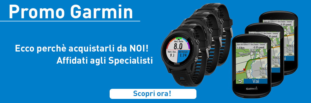 Scopri perché acquistare un Garmin dagli Specialisti