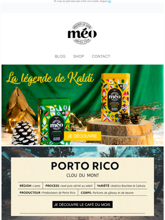  Dcouvrez la lgende de Kaldi : notre NOUVEAU caf pour les ftes !