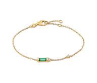Armband, 925 Silber, 23 Karat vergoldet