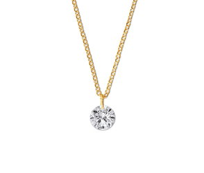 Kette, 585 Gold, lab grown diamond