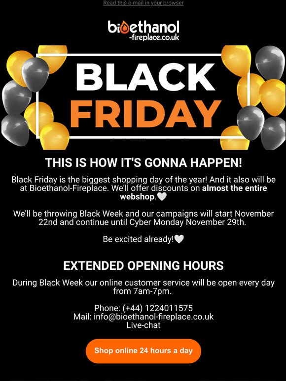 Black Friday is getting closer - be prepared for great deals!