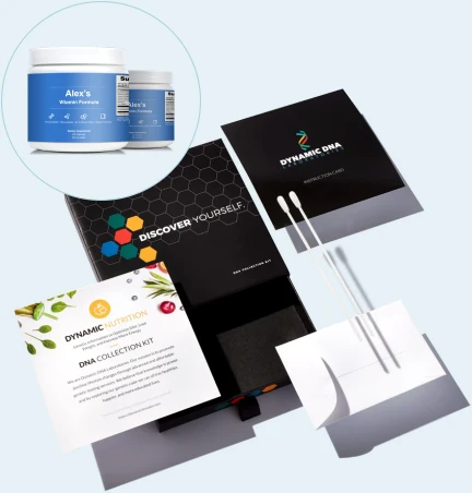 Image of Nutrition DNA Test + Personalized Vitamin bundle