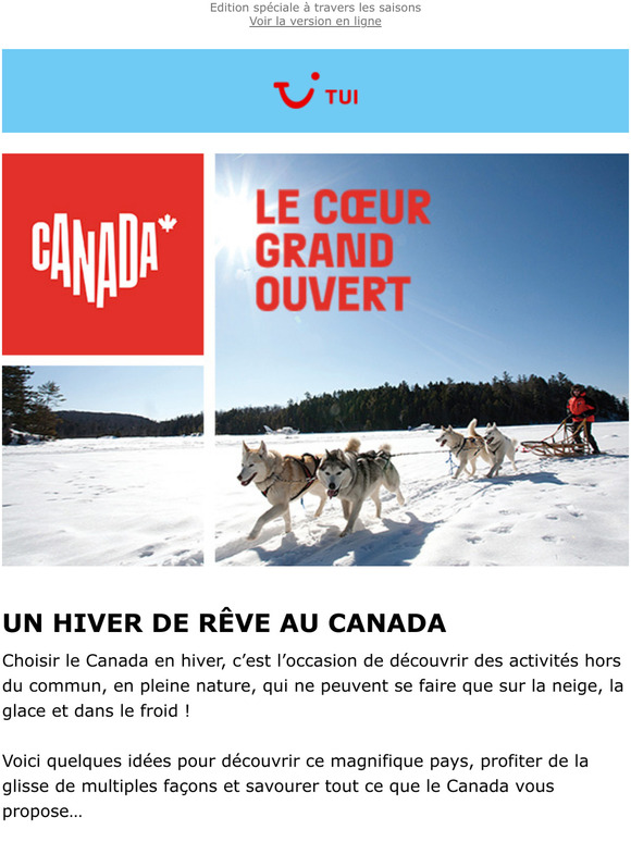  Un hiver de rve au Canada