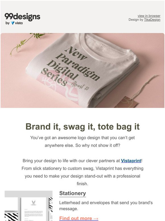 Brand it, swag it, tote bag it