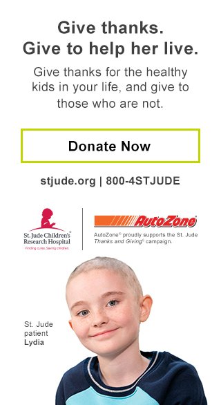 Give thanks. Give to help her live. | Donate Now | St. Jude patient Lydia