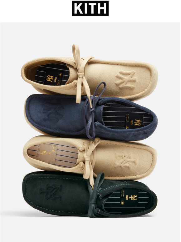 Kith × Clarks for New York Yankees Kith | Kith & MLB for Clarks Originals. This capsule includes two