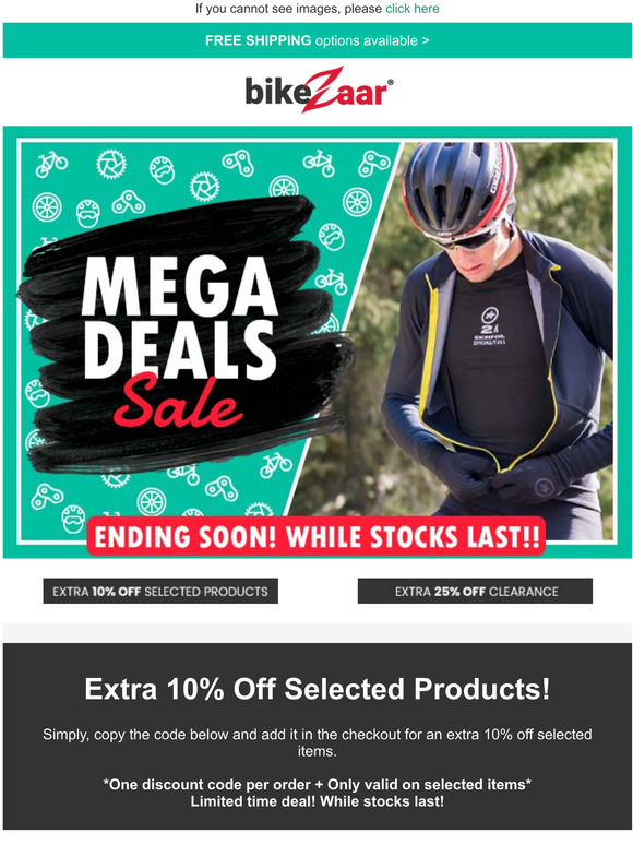Extra 10% Off Assos, Giordana, Dotout & More!