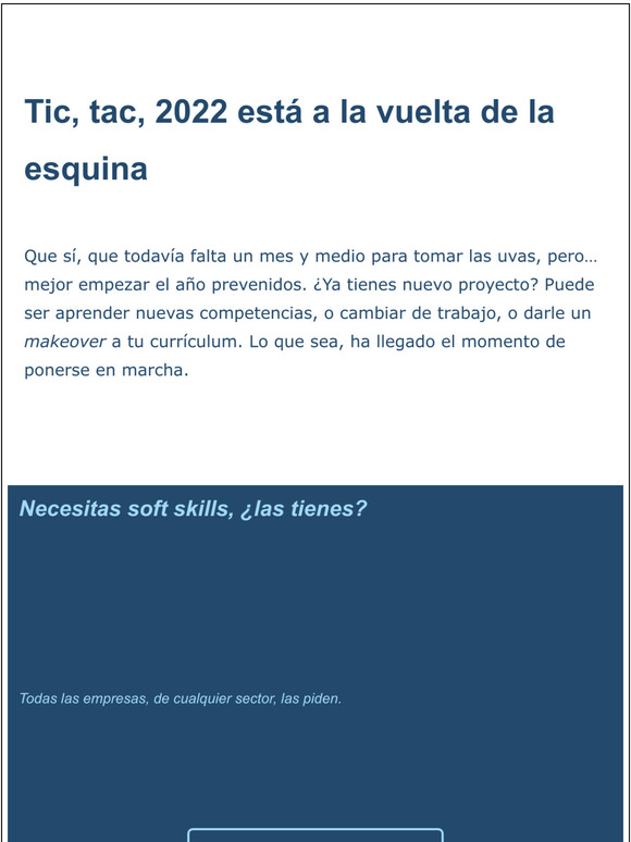Ya has elegido qu vas a hacer el prximo ao?
