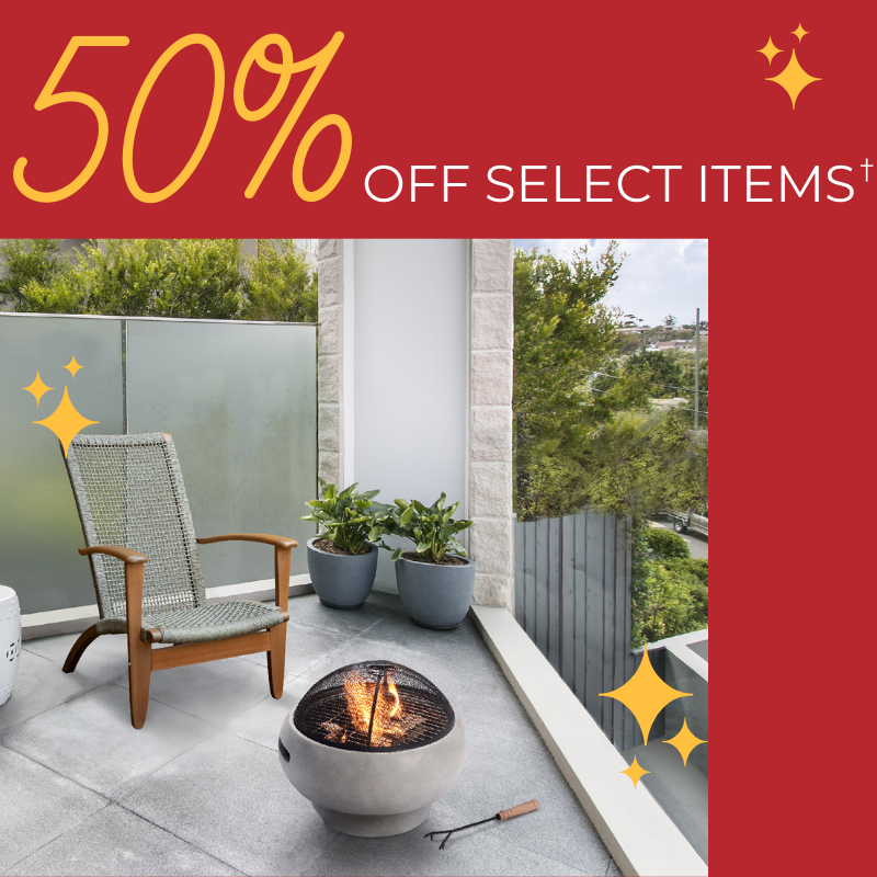 50% off select items