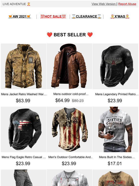 Surprise! New Arrivals & Christmas Sale With Email Extra Discount!