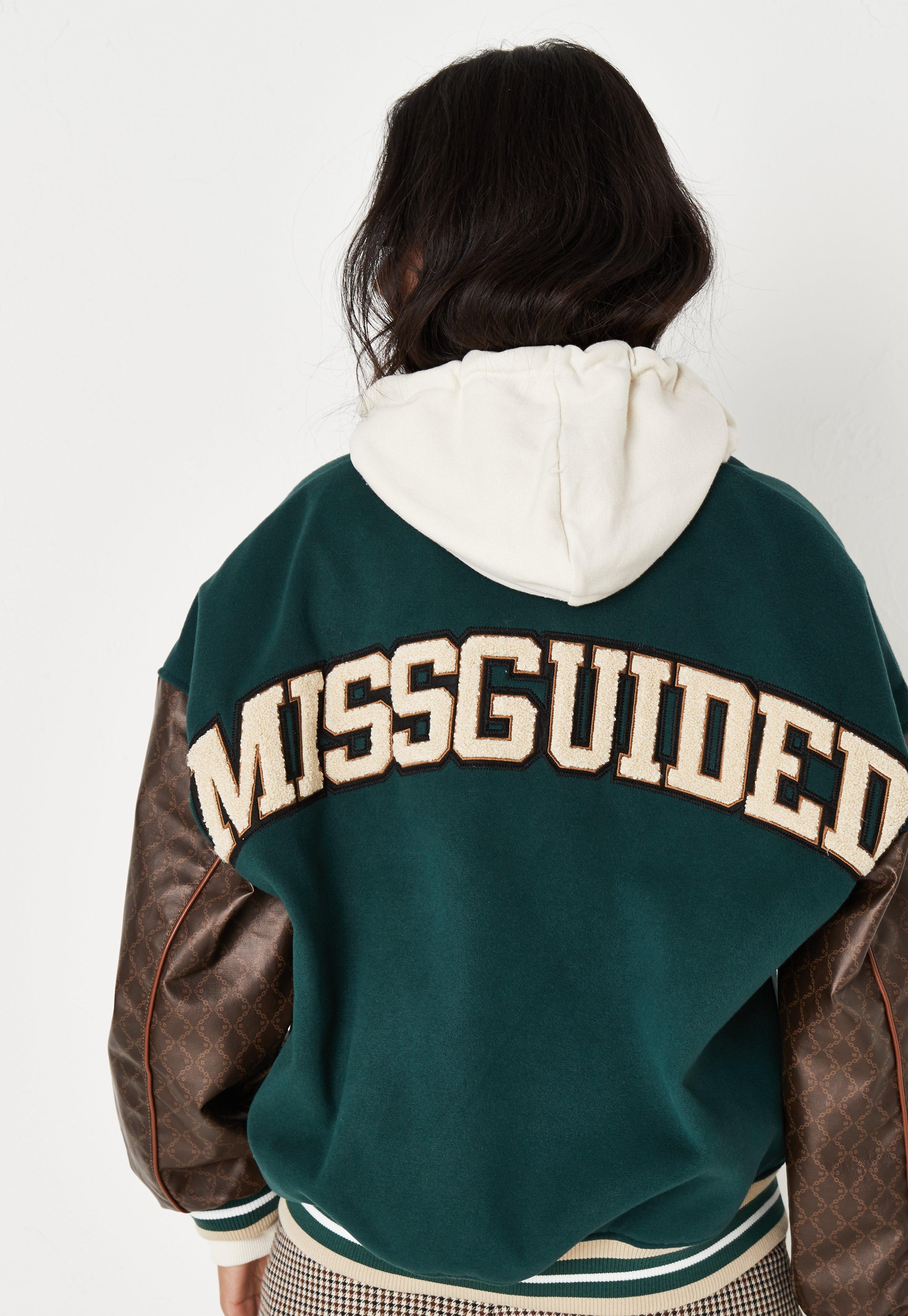 missguided playboy varsity jacket