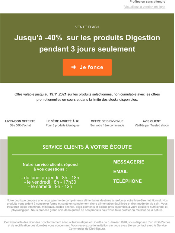  Vente flash   Digestion, jusqu' -40%