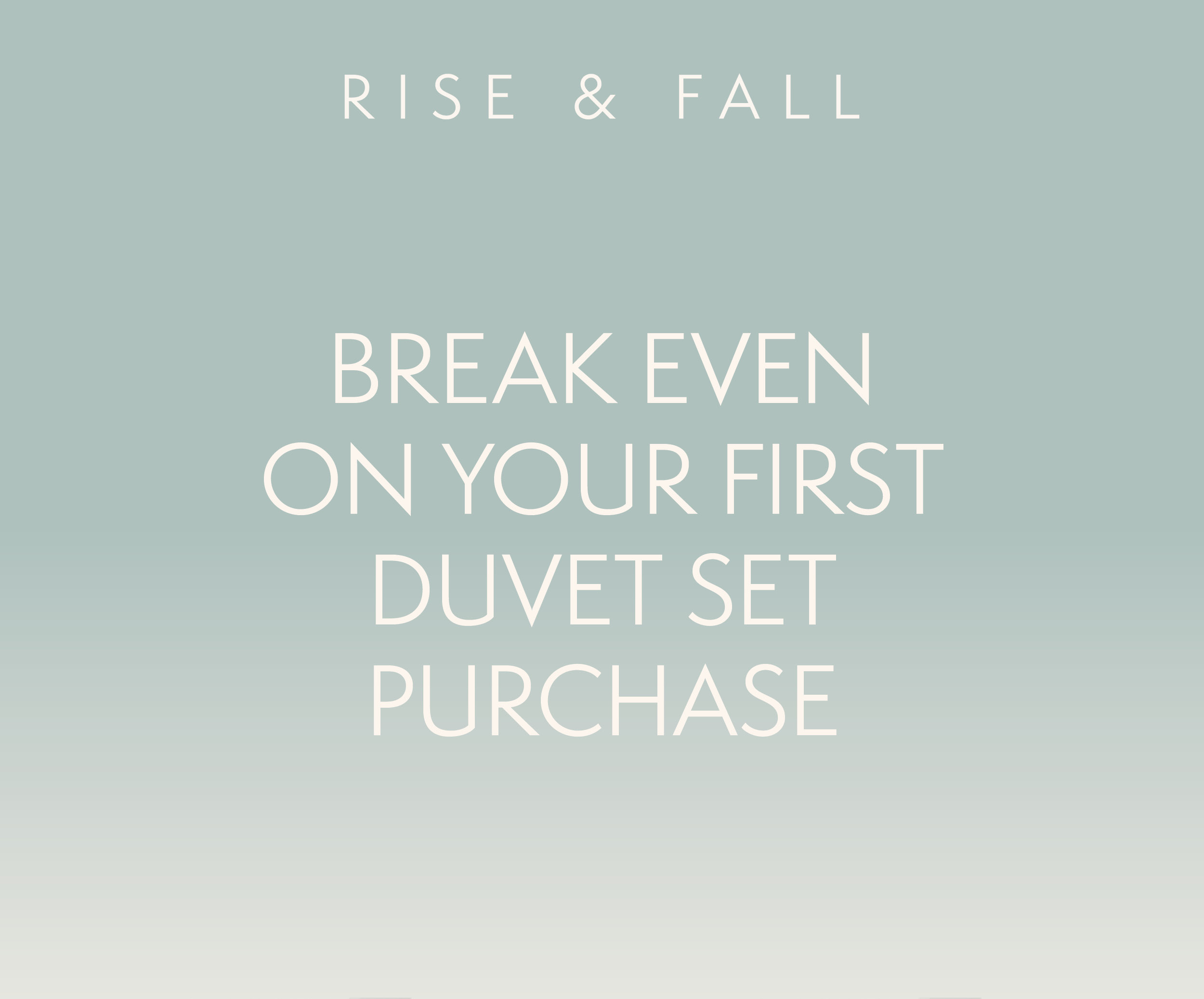 riseandfall Our best selling sheets, for our best ever price Milled