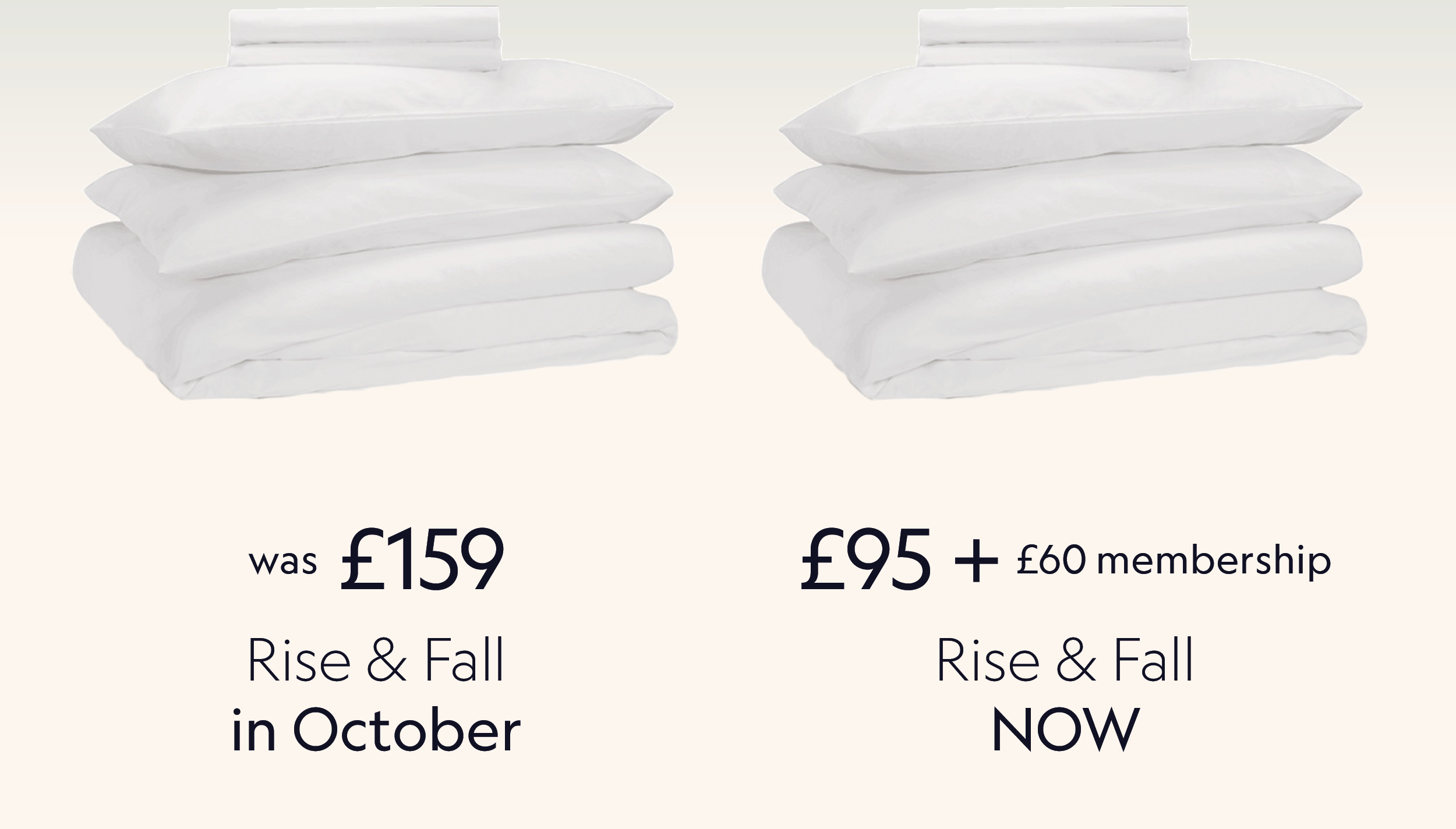riseandfall Our best selling sheets, for our best ever price Milled